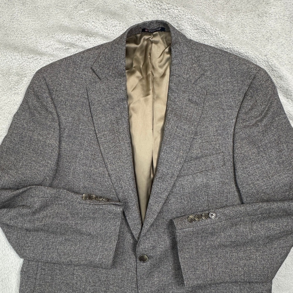Hart Schaffner Marx Men's Blazer Sport Coat Size 42‎ Grey Made In USA! - Picture 14 of 16